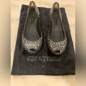 J. Maskrey for Melissa Couture Swarovski Crystal Ballet Flats